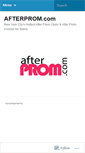 Mobile Screenshot of afterproms.wordpress.com