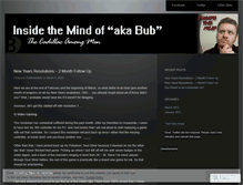 Tablet Screenshot of insidethemindofbub.wordpress.com