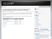 Tablet Screenshot of coratcoretdisini.wordpress.com