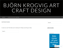 Tablet Screenshot of bjornkrogvig.wordpress.com