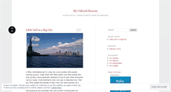 Desktop Screenshot of myculturalrunway.wordpress.com
