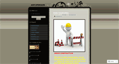 Desktop Screenshot of any2person.wordpress.com