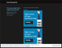 Tablet Screenshot of maichopgohok.wordpress.com