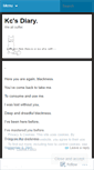 Mobile Screenshot of kcsdiary.wordpress.com