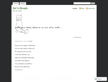 Tablet Screenshot of kcsdiary.wordpress.com