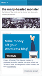Mobile Screenshot of manyheadedmonster.wordpress.com