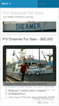 Mobile Screenshot of dreamer4sale.wordpress.com