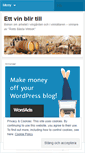 Mobile Screenshot of ettvinblirtill.wordpress.com