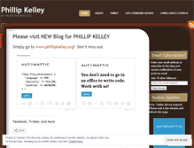 Tablet Screenshot of phillipkelley.wordpress.com