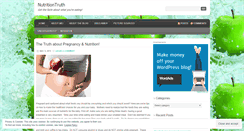 Desktop Screenshot of nutritiontruth.wordpress.com