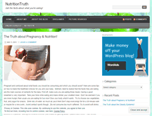 Tablet Screenshot of nutritiontruth.wordpress.com