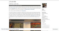 Desktop Screenshot of afreshdille.wordpress.com