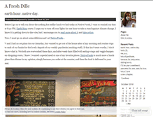 Tablet Screenshot of afreshdille.wordpress.com
