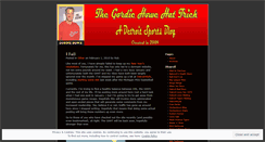 Desktop Screenshot of gordiehowehattrick.wordpress.com