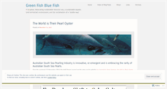 Desktop Screenshot of greenfishbluefish.wordpress.com