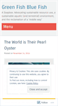 Mobile Screenshot of greenfishbluefish.wordpress.com