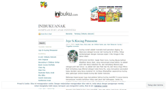 Desktop Screenshot of inibukuanak.wordpress.com
