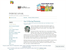 Tablet Screenshot of inibukuanak.wordpress.com