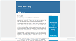 Desktop Screenshot of frankbello3110.wordpress.com