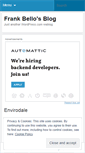 Mobile Screenshot of frankbello3110.wordpress.com