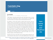 Tablet Screenshot of frankbello3110.wordpress.com