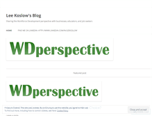 Tablet Screenshot of lkoslow.wordpress.com