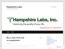 Tablet Screenshot of hampshirelabs.wordpress.com