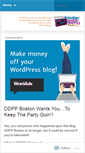 Mobile Screenshot of ddppboston.wordpress.com