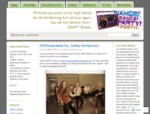 Tablet Screenshot of ddppboston.wordpress.com