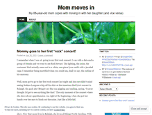 Tablet Screenshot of mommovesin.wordpress.com