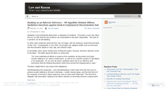 Desktop Screenshot of lawandreason.wordpress.com