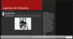 Desktop Screenshot of laerciodeoliveira.wordpress.com