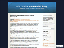 Tablet Screenshot of ceacapconn.wordpress.com