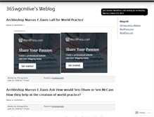 Tablet Screenshot of 365wgcmlive.wordpress.com