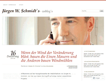 Tablet Screenshot of juergenschmidt.wordpress.com