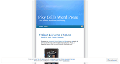 Desktop Screenshot of pixycell.wordpress.com