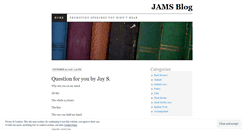 Desktop Screenshot of jams8.wordpress.com