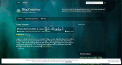 Desktop Screenshot of blogcontriver.wordpress.com