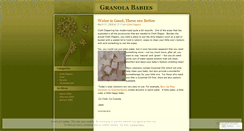 Desktop Screenshot of granolababies.wordpress.com