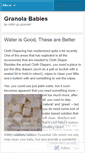 Mobile Screenshot of granolababies.wordpress.com