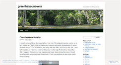 Desktop Screenshot of greenbayounovels.wordpress.com