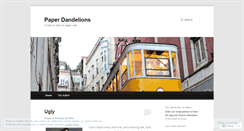Desktop Screenshot of paperdandelion.wordpress.com