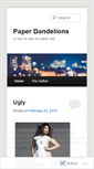 Mobile Screenshot of paperdandelion.wordpress.com