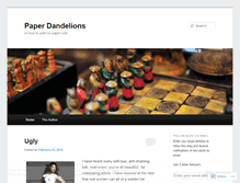Tablet Screenshot of paperdandelion.wordpress.com