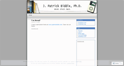 Desktop Screenshot of jpatrickbiddix.wordpress.com