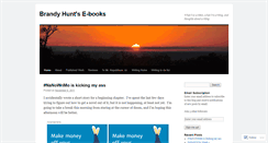 Desktop Screenshot of brandyhuntebooks.wordpress.com