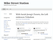 Tablet Screenshot of mikestreetstation.wordpress.com