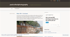Desktop Screenshot of paulcollardphotography.wordpress.com