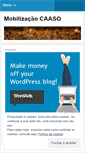 Mobile Screenshot of mobilizacaocaaso.wordpress.com