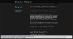 Desktop Screenshot of drprojectirc.wordpress.com